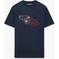 French Connection Racing Car 3 Colour Emb Marine Taglia: XXL | T-shirt stampate Outlet | Uomo