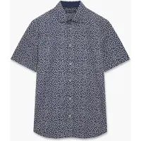 French Connection 5 Flower Trim/tape Ss Marine Taglia: XXL | Camicie Casual Outlet | Uomo