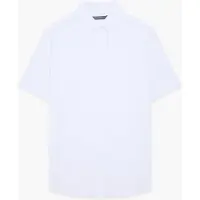 French Connection Pique Shirt S/s White Taglia: M | Camicie Business Outlet | Uomo | Bianco