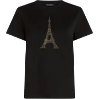Karl Lagerfeld Rhnstn Paris T-shirt Black Taglia: XS | Maglie Sportivi Outlet | Donna | Nero