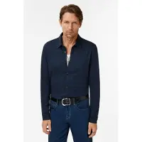 John Varvatos Caserta Regular Fit Ls Collar Shirt With Midnight Taglia: S | Camicie Business Outlet | Uomo | Bianco
