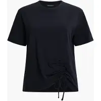 French Connection Ruched 081 Black Taglia: S | Maglie Sportivi Outlet | Donna | Nero