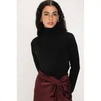 VIVEH Alcor Top Black Taglia: 34 | Maglie a manica lunga Outlet | Donna | Nero
