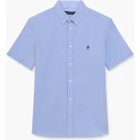 French Connection Oxford Ss Sky/marine Taglia: M | Camicie Casual Outlet | Uomo