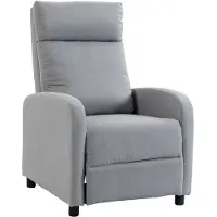 Lykke Poltrona relax , modello Standard, color grigio chiaro