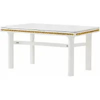 Xl Moebel Gmbh Tavolo da pranzo per sala da pranzo con 4 sedie, set completo di design moderno, 5 pezzi