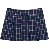 Superdry per donna. W7210419A Pantaloni culotte plissettati blu navy (M), Casual, Poliestere