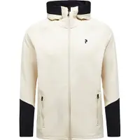 Peak Performance Rider Essentials Zip Hood Giacca in pile Uomo (M, beige/bianco)