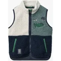 Liewood Kid's Vada Pile Vest Gilet in pile Bambini (116, blu)