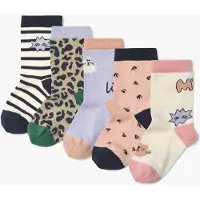 Liewood Kid's Silas Socks 5-Pack Calze casual Bambini (25-28, variopinto)