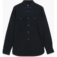 French Connection Linen 2 Pocket Ls Black Taglia: L | Camicie Casual Outlet | Uomo | Nero