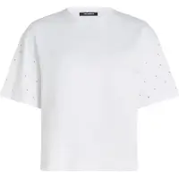 Karl Lagerfeld Embellished Slv Boxy T-shirt White Taglia: M | Maglie Sportivi Outlet | Donna | Bianco