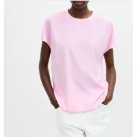 French Connection Crepe Light Crew Neck Top Bubblegum Pink Taglia: S | Magliette intime Outlet | Donna | Rosa