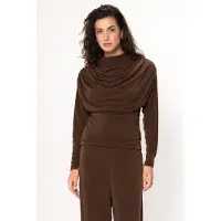 VIVEH Mirel Top Mocha Taglia: 36 | Maglie a manica lunga Outlet | Donna