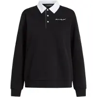 Karl Lagerfeld Poplin Collar Sweatshirt Black Taglia: S | Maglie a manica lunga Outlet | Donna | Nero
