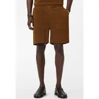John Varvatos Yeager Texture Terry Towel Shorts Sienna Brown Taglia: S | Pantaloncini Outlet | Uomo | Marrone