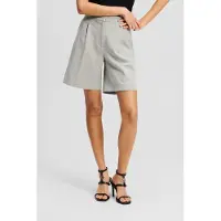 Karl Lagerfeld Double Jersey Shorts Light Grey Melange Taglia: XS | Pantaloncini Outlet | Donna | Grigio