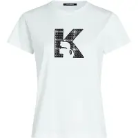 Karl Lagerfeld K Boucle T-shirt White Taglia: XXL | Maglie Sportivi Outlet | Donna | Bianco