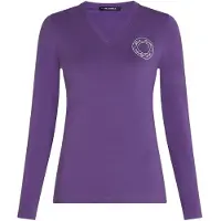 Karl Lagerfeld Fitted Ls Luna T-shirt Heliotrope Taglia: S | Maglie a manica lunga Outlet | Donna | Rosa