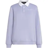 Karl Lagerfeld Poplin Collar Sweatshirt Sweet Lavender Taglia: L | Maglie a manica lunga Outlet | Donna