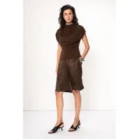 VIVEH Veya Skirt Walnut Taglia: 34/36 | Minigonne Outlet | Donna | Marrone