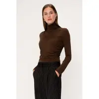 VIVEH Alcor Top Walnut Taglia: 42 | Maglie a manica lunga Outlet | Donna | Marrone