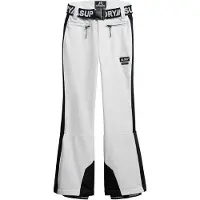 Superdry per donna. WS110186A Pantaloni bianchi Luxe Sky (8 UK = XS), Bianco, Sportivo, Poliamide, Neve