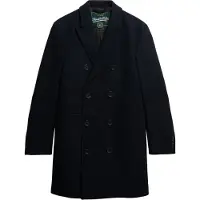 Superdry per uomo. M5012383A Cappotto Merchant Town blu marino (S), Casual, Classico, Poliestere, Navy