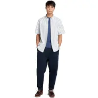 Timberland Striped Short Sleeve Shirt White Yd Taglia: M | Camicie Casual Outlet | Uomo | Bianco