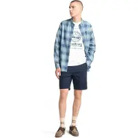 Timberland Poplin Check Shirt Dark Denim Yd Taglia: S | Camicie Casual Outlet | Uomo | Blu