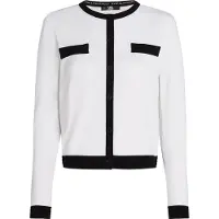 Karl Lagerfeld Classic Lslv Cardigan White Taglia: XS | Cardigan Outlet | Donna | Bianco