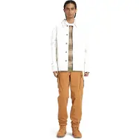 Timberland Washed Canvas Chore Jacket Vintage White Taglia: L | Giacche leggere Outlet | Uomo | Bianco