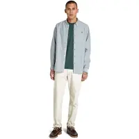 Timberland Oxford Striped Shirt Green Gables Yd Taglia: S | Camicie Casual Outlet | Uomo | Verde