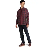 Timberland Ls Stretch Poplin Tartan Shirt Slim Port Royale Yd Taglia: XXL | Camicie Casual Outlet | Uomo