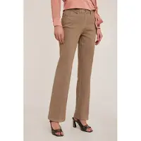 Motivi Drill Bootleg Trousers Beige Taglia: 32 | Pantaloni Outlet | Donna | Marrone