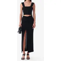 Iro Paris Rokaya Skirt Black Taglia: XS | Maxi gonne Outlet | Donna | Nero