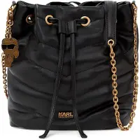 Karl Lagerfeld Ikon Seasonal Bucket Bag Black Taglia: OS | Borse a mano Outlet | Donna | Nero