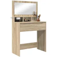 Syfax Tavoli da Trucco per Camera da Letto Rovere Sonoma