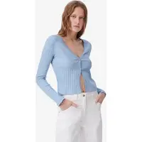 Iro Paris Silas T-shirt Azur Blue Taglia: XS | Maglie a manica lunga Outlet | Donna | Blu