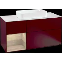 Villeroy & Boch V&B illuminazione a parete del mobile Finion 120cm, Pl wh. m, Reg li Oa ven, Peo m