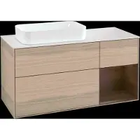 Villeroy & Boch V&B illuminazione a parete del mobiletto Finion 120cm, Pl wh. m, Reg re wal ven, Oa ven