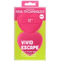 Real Techniques Vivid Escapsulee Jelly Puff 2 pezzi — Spugna trucco