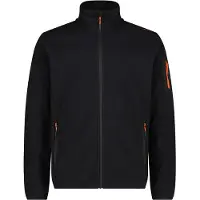 CMP Jacquard Knitted Jacket Giacca in pile Uomo (60, nero)