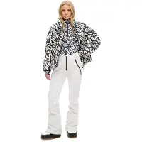 Superdry per donna. WS110171A Pantaloni da sci aderenti in softshell bianco (8 UK = XS), Sportivo, Poliamide, Neve