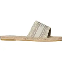 Superdry per donna. WF310223A Espadrillas in tela grigia (39), Tessuto, Basso, Nessuno, Casual