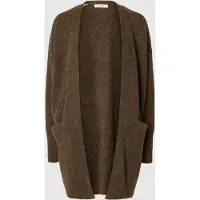 Selected Cardigan A Maglia Donne Marrone S