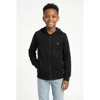 Calvin Klein Unisex Mini Badge Zip-through Black Taglia: 12 | Giacche Outlet | Unisex | Nero