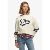 Superdry Felpa Varsity Script Loose Crew