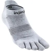 Injinji Run Original Weight No Show Calze da running (47,5+, grigio)