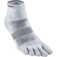 Injinji Run Lightweight Mini-Crew Calze da running (44,5-47, grigio)